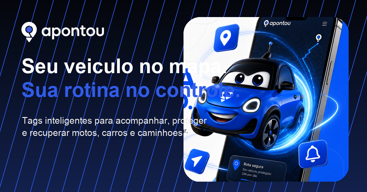 Aplicativo e identidade da marca Apontou